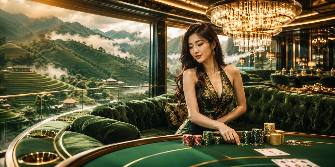 Người chơi baccarat tại Sapa trên thiết bị di động trong không khí yên bình núi rừng